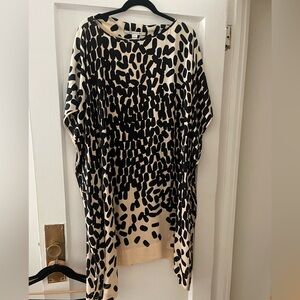 Diane Von Furstenberg silk hanky dress M